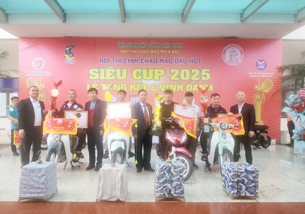 Siêu cúp miền Bắc 2025:  Ngồi vương đã thuộc về chú chim Mái Chèo của nghệ nhân Ngô Thanh Hải