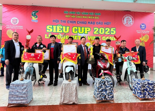 “Mái Chèo” giành giải nhất giải chim chào mào tranh “Siêu cúp miền Bắc” 2025